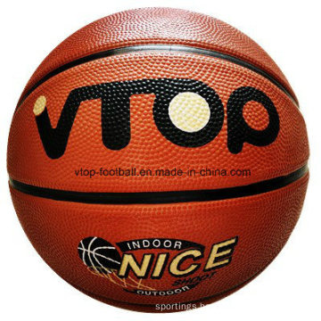 High Quality Colorful Rubber Basktball Official Size and Weight